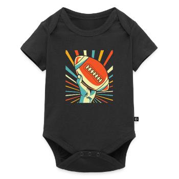 Football américain - Body à manches courtes Premium Bébé - noir - Devant