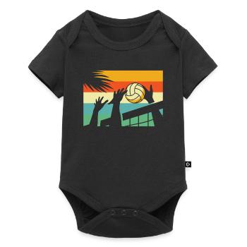Volleyball Volleyballer - Baby Premium short-sleeve bodysuit - black - Front