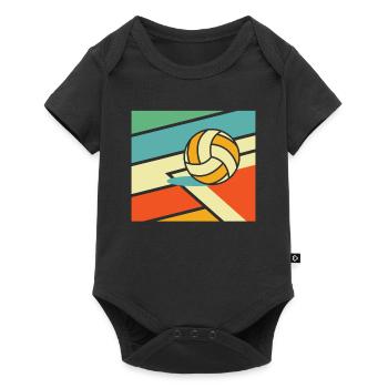 Volley-ball Volley-ball - Body à manches courtes Premium Bébé - noir - Devant