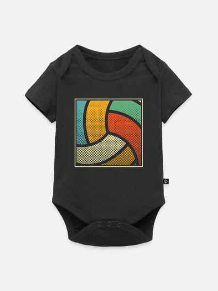 Volley-ball Volley-ball - Body à manches courtes Premium Bébé - noir