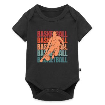 Basketball Basketball Player - Baby Premium short-sleeve bodysuit - black - Front