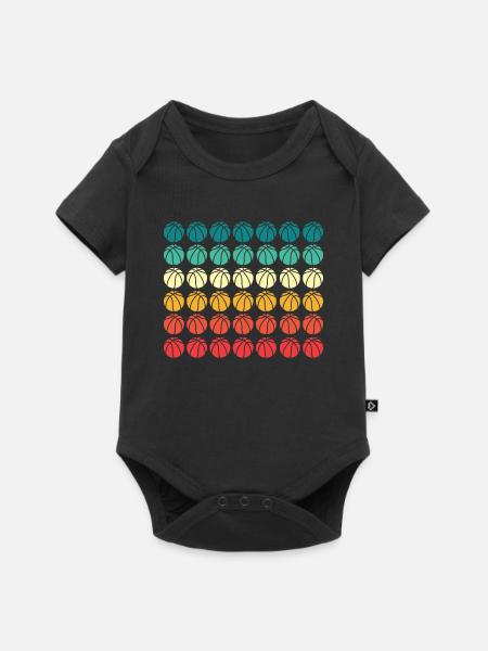 Basketball Basketballer - Baby Premium Kurzarmbody - Schwarz