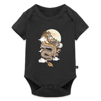 Année du Dragon 2024 - Body à manches courtes Premium Bébé - noir - Devant