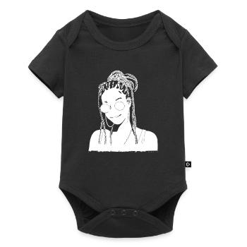 Rasta Hair Dreadlocks Dreads - Baby Premium short-sleeve bodysuit - black - Front