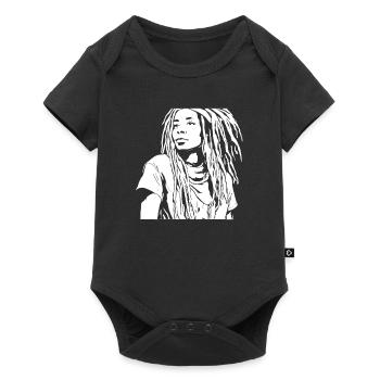 Rasta Hair Dreadlocks Dreads - Baby Premium short-sleeve bodysuit - black - Front