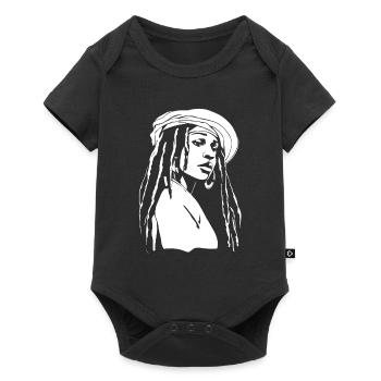 Rasta Hair Dreadlocks Dreads - Baby Premium short-sleeve bodysuit - black - Front
