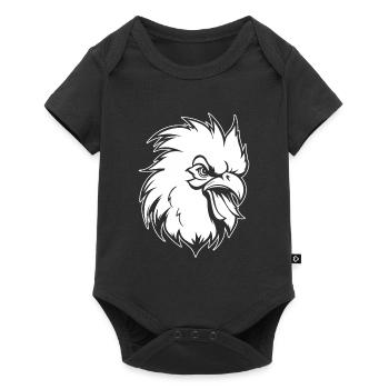 Poule de poulet - Body à manches courtes Premium Bébé - noir - Devant