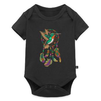 Colibri Dream Catcher Dream Catcher Oiseau - Body à manches courtes Premium Bébé - noir - Devant