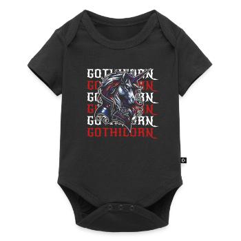 Gothic Unicorn Gothicorn - Baby Premium short-sleeve bodysuit - black - Front