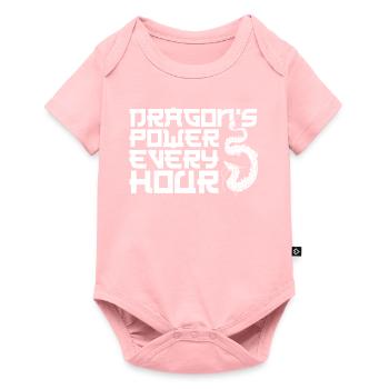 Année du Dragon 2024 - Body à manches courtes Premium Bébé - rose - Devant