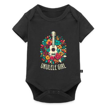 Ukulélé Ukulélé Fille - Body à manches courtes Premium Bébé - noir - Devant