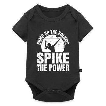 Volleyball Volleyballer - Baby Premium short-sleeve bodysuit - black - Front