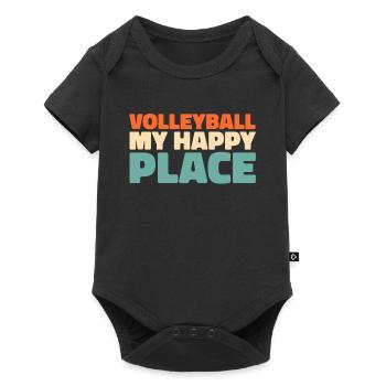 Volleyball Volleyballer - Baby Premium short-sleeve bodysuit - black - Front