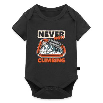 Bouldern Escalade de bloc - Body à manches courtes Premium Bébé - noir - Devant