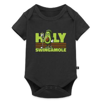 Golf Golfeurs Avocat Holy Swingamole - Body à manches courtes Premium Bébé - noir - Devant