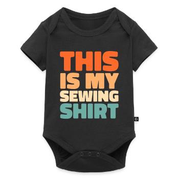Sewing Sewing Machine - Baby Premium short-sleeve bodysuit - black - Front