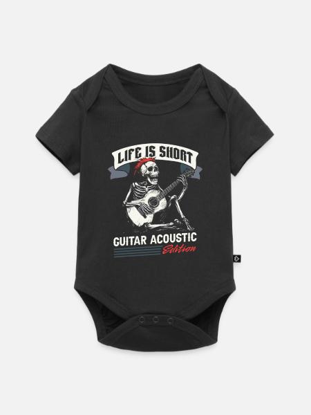 Akustikgitarre - Baby Premium Kurzarmbody - Schwarz