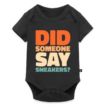 Sneakers - Baby Premium short-sleeve bodysuit - black - Front