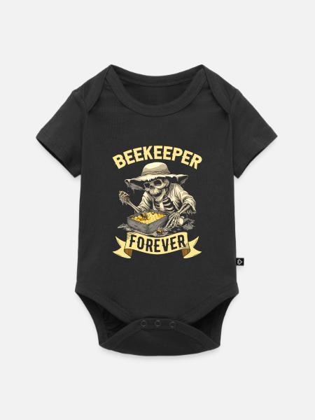 Imker Bienenzüchter - Baby Premium Kurzarmbody - Schwarz