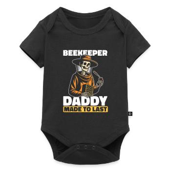 Beekeeper Beekeeper Skeleton Fathers Day Dad - Baby Premium short-sleeve bodysuit - black - Front