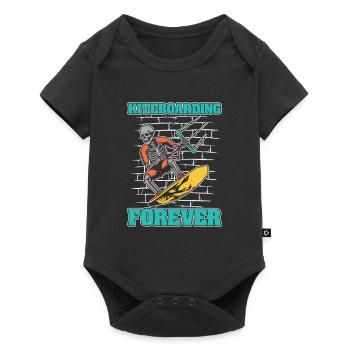 Kitesurfer Kitesurfing Kiting Kitesurfing Skeleton - Baby Premium short-sleeve bodysuit - black - Front