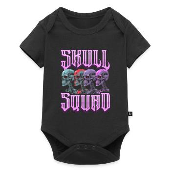 Techno Raver - Body à manches courtes Premium Bébé - noir - Devant