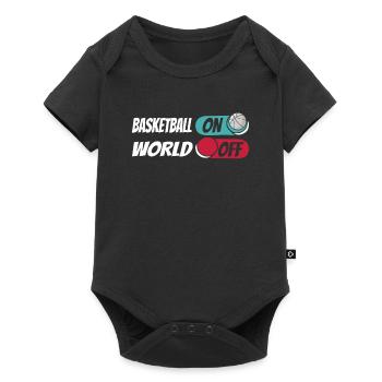 Basketball Basketballer Basketball On World Off - Baby Premium short-sleeve bodysuit - black - Front