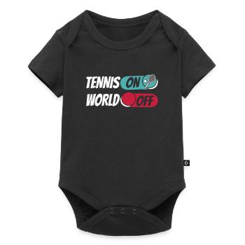 Tennis Tennis On World Off - Baby Premium short-sleeve bodysuit - black - Front