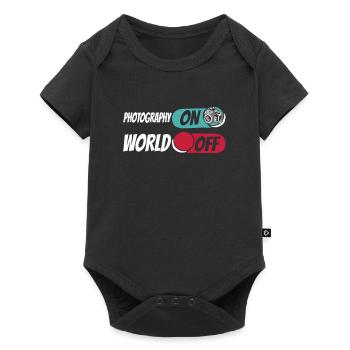 Photographer Photography Camera - Baby Premium short-sleeve bodysuit - black - Front