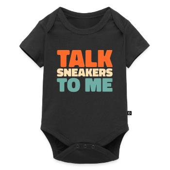 Sneakers - Baby Premium short-sleeve bodysuit - black - Front