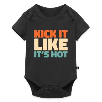 Sneakers - Baby Premium short-sleeve bodysuit - black - Front