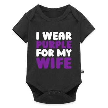 Alzheimer's - Baby Premium short-sleeve bodysuit - black - Front