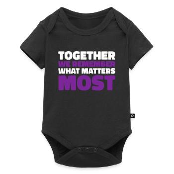 Alzheimer's Alzheimer's Support - Baby Premium short-sleeve bodysuit - black - Front