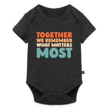 Alzheimer's Alzheimer's Support - Baby Premium short-sleeve bodysuit - black - Front