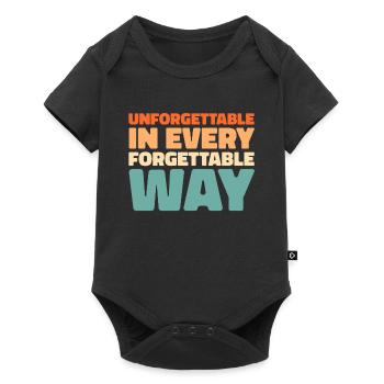 Alzheimer Funny Alzheimers Awareness - Baby Premium short-sleeve bodysuit - black - Front