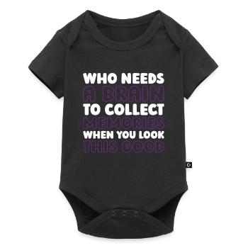 Alzheimer's - Baby Premium short-sleeve bodysuit - black - Front