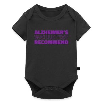 Alzheimer Funny Alzheimers Support - Baby Premium short-sleeve bodysuit - black - Front