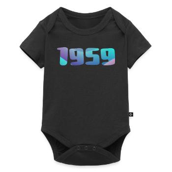 1959 Birthday Gift Vintage 1959 Retro 1959 - Baby Premium short-sleeve bodysuit - black - Front