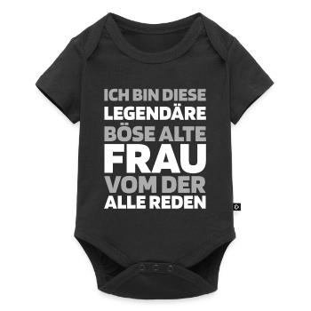 Black Humor Bser Old Man - Baby Premium short-sleeve bodysuit - black - Front
