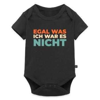 Black Humor Funny Sayings - Baby Premium short-sleeve bodysuit - black - Front