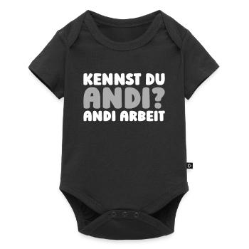 Black Humor Craftsman Working Funny - Baby Premium short-sleeve bodysuit - black - Front