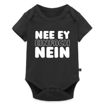 Black humor no, ey, just no - Baby Premium short-sleeve bodysuit - black - Front