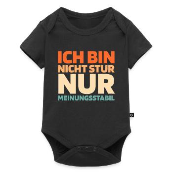 Humour noir - Body à manches courtes Premium Bébé - noir - Devant