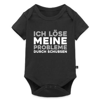 Humour noir - Body à manches courtes Premium Bébé - noir - Devant