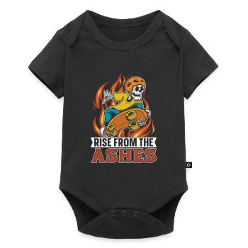 Skateboard Skater - Baby Premium short-sleeve bodysuit - black - Front