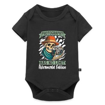 Photographer Photography Camera - Baby Premium short-sleeve bodysuit - black - Front