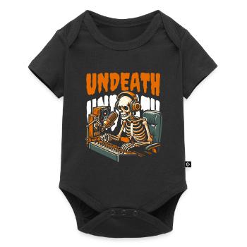 Ingénieur du son Ingénieur du son Skeleton Undeath - Body à manches courtes Premium Bébé - noir - Devant