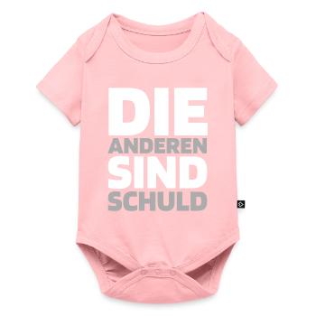 Black humor: The others are to blame - Baby Premium short-sleeve bodysuit - rose - Front