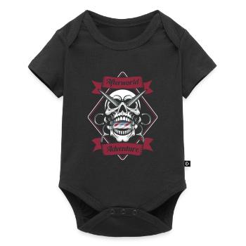 Barber Barbershop Afterworld Adventure - Body à manches courtes Premium Bébé - noir - Devant