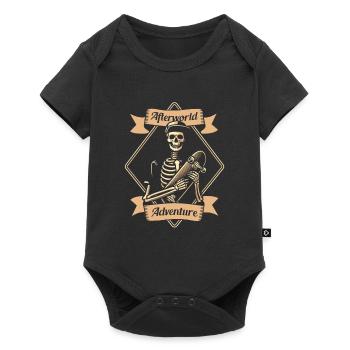 Skateboard Skater Afterworld Adventure - Body à manches courtes Premium Bébé - noir - Devant